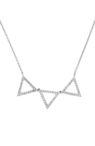 Bony Levy - Triangle Pendant Necklace-allforher.com