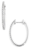 Bony Levy - Oval Diamond Earrings-allforher.com