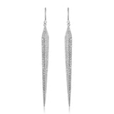 Melinda Maria - Drop Silver Earrings-allforher.com