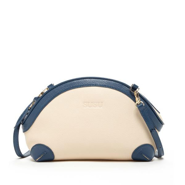 Susu Handbags - Coco Small Leather Color Block Crossbody-allforher.com