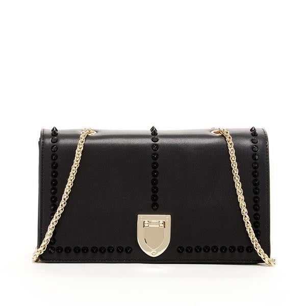 Susu Handbags - Josie Leather Crossbody Bag with Studs-allforher.com
