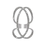 Lisa Freede - Infinity Ring in Rhodium-allforher.com