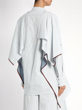 Sies Marjan - Ruffled cotton-seersucker shirt-allforher.com