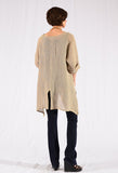 CTC Collection Limited - Linen Mesh Oversized Seamed Tunic-allforher.com