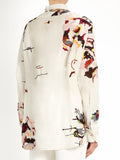Sies Marjan - Camouflage-embroidered silk-gazar shirt-allforher.com