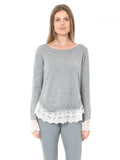 Zero Degrees Celsius - Lace Sweater-allforher.com