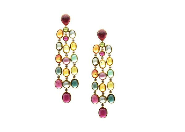 Tresor - Diamond Earrings-allforher.com