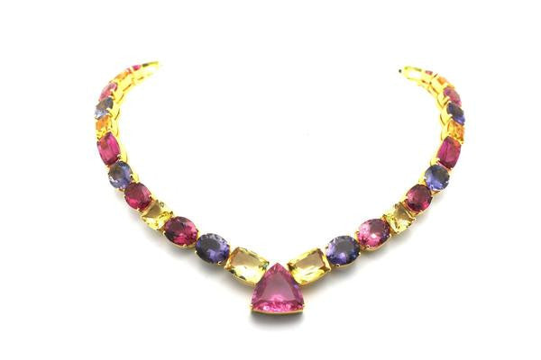 Tresor - Gold Necklace-allforher.com