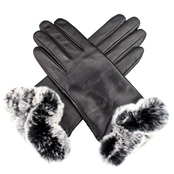 LA FIORENTINA GLOVES - Fur & Leather Glove-allforher.com