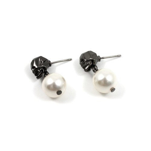 Joomi Lim - Skull & Pearl Earrings-allforher.com