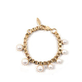 Joomi Lim - Pearl Chain Bracelet-allforher.com