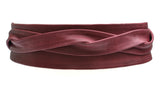 Ada - Wrap Burgundy Belt-allforher.com