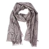 LA FIORENTINA SCARVES - Abstract Print Wool Scarf-allforher.com