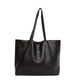 Streets Ahead - Embossed Leather Tote-allforher.com